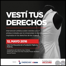 VEST TUS DERECHOS - Obra de Enmanuel Lpez Genes - Jueves, 12 de Mayo de 2016